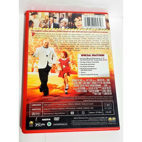 Family Classics DVD Lot Annie Wizard Oz Willy Wonka Cat Hat Kids Bundle - Picture 8 of 16